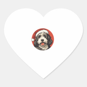 Adesivo Coração Cachorro Bernedoodle Doodle Doodle Doodle Dood Bon