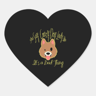 Adesivo Coração Cachorro Louco Lady Hoodie - Cachorro Hoody Pet Do