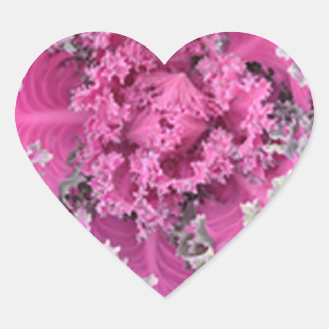 Adesivo Coração Cactus (Frente)