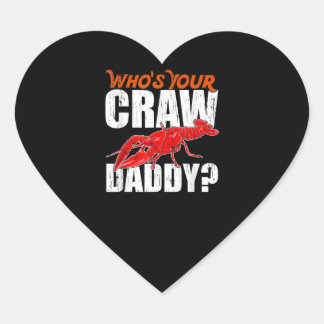 Adesivo Coração Cajun Crawfish Crawaddy Grayfish Gift Lover