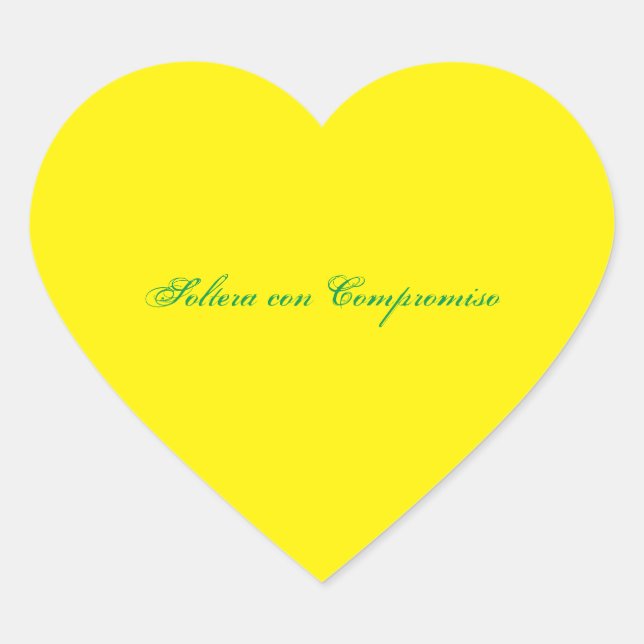 Adesivo Coração Calcomanía (Frente)