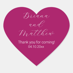 Adesivo Coração Caligrafia Menta com Script Minimalista