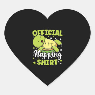 Adesivo Coração Camisa de Camisa de Naufrágio Oficial Kawaii Dormi