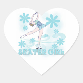 Adesivo Coração Camisetas e presentes para garotas de skater