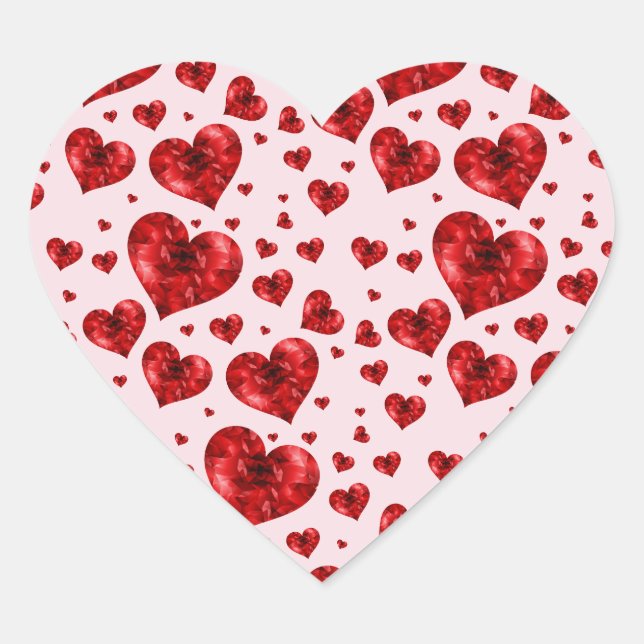 Adesivo Coração cardíaco dos autocolantes (Frente)