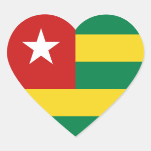 Adesivo Coração Cartucho de Sinalizador Togo