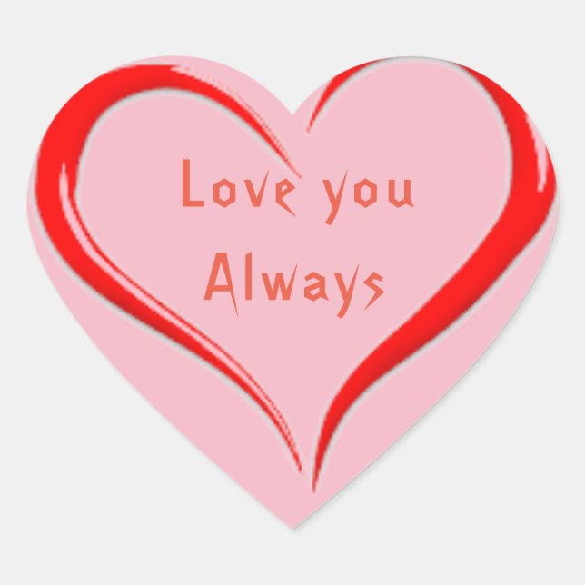 Adesivo Coração Cartuchos, Brilhante (Frente)