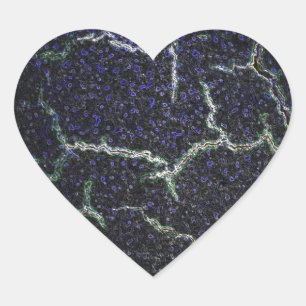 Adesivo Coração cascata