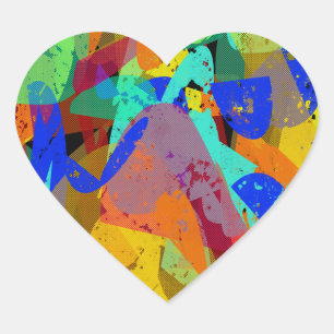 Adesivo Coração Celebrar o Amor da Fila pelo Orgulho