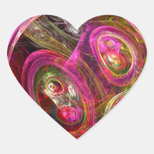 Adesivo Coração Celular (Frente)