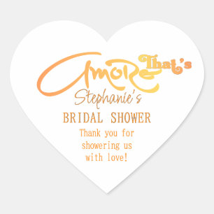 Adesivo Coração Chá de Noiva de Coquetel Aperol Italiano That's Am