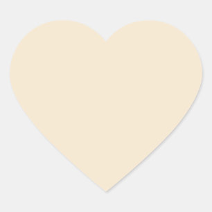 Adesivo Coração Champanhe