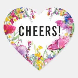 Adesivo Coração ❤️ CHEERS! 🌻 💗 🌹 Coleção de Sangue de Sombra