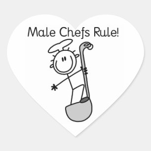 Adesivo Coração Chefes Homens Mandam