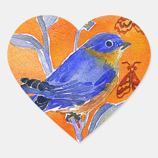 Adesivo Coração 'Chirp' (Frente)