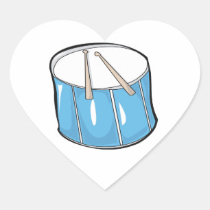 Adesivo Coração cilindro look.png handdrawn azul