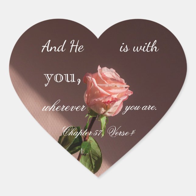 Adesivo Coração citação (Frente)