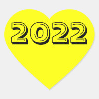Classe de 2022 Yellow Heart Sticker by Janz