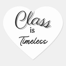 Adesivo Coração Classe é Eterno Sticker