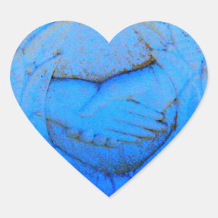 Adesivo Coração colantes de mãos