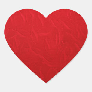Adesivo Coração Colas de Coração Vermelha