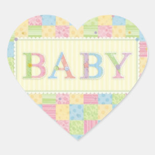 ADESIVO CORAÇÃO COLEÇÃO DE AMOR DE BEBÊ