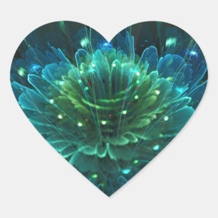 Adesivo Coração Coleção do êxtase da flor de Lotus