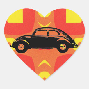 Adesivo Coração Coletor de Coração Clássico do Inseto