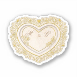 Adesivo Coração com suas cartas