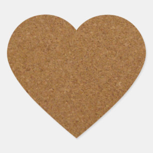 Adesivo Coração Conselho de Boletim Cork