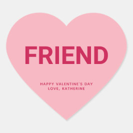 Adesivo Coração Conversa personalizada de Dia de os namorados fofo