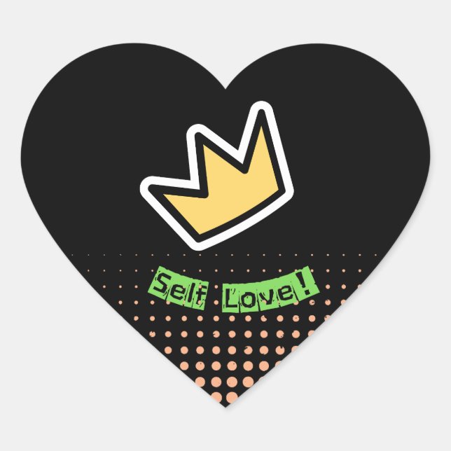 Adesivo Coração convite No One's Bride (Frente)