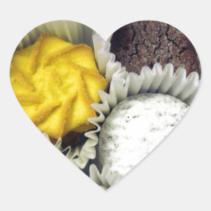 Adesivo Coração Cookies deliciosos