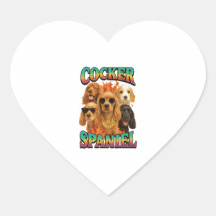Adesivo Coração Cópia de Abrangência do Cocker