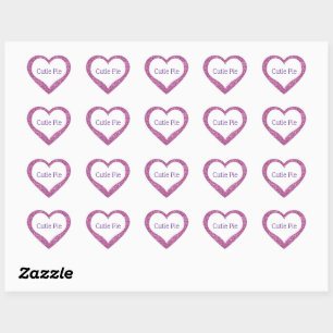 Adesivo Coração Copiar Corações de Conversa Personalizadas do Na