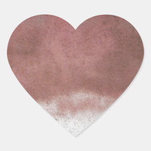 Adesivo Coração cor-de-rosa de luxe feito sob encomenda e branco