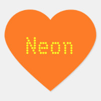 cor sólida neon-laranja