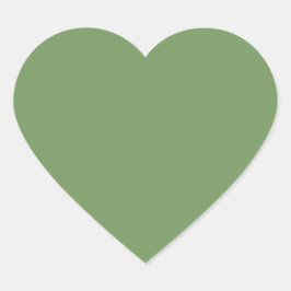 Adesivo Coração Cor Verde