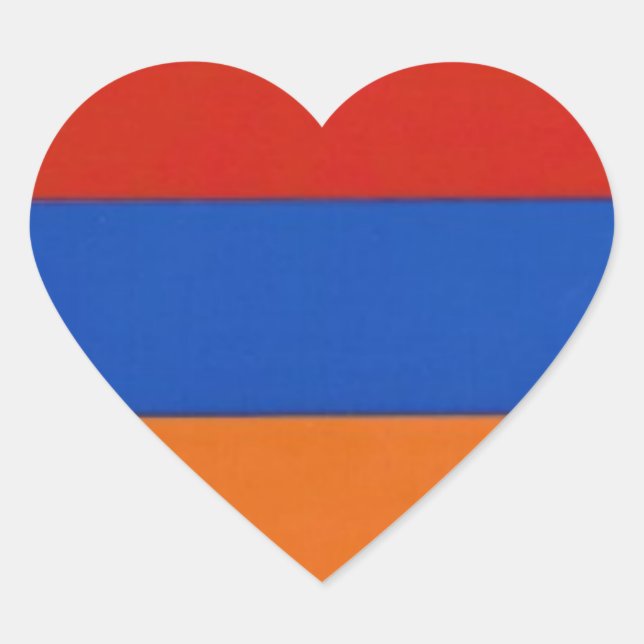 Adesivo Coração Coração Armênio | Autocolantes (Frente)