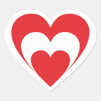 Adesivo Coração Coração Áustria heart Austria