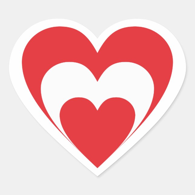 Adesivo Coração Coração Áustria heart Austria (Frente)