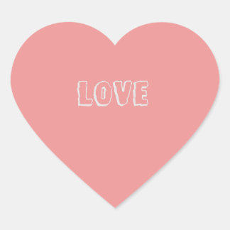 Adesivo Coração Coração de Amor