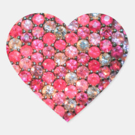 Adesivo Coração Coração de Amor com Namorados Cinza Rosa Glamor