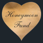 Adesivo Coração Coração de Cobre do Fundo Honeymoon<br><div class="desc"></div>