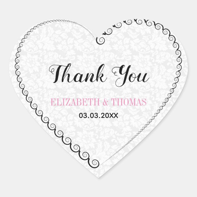 Adesivo Coração Coração Espiral (Frente)