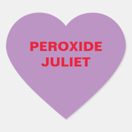 Adesivo Coração Coração Purple Candy