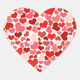 Adesivo Coração Corações Bonitos