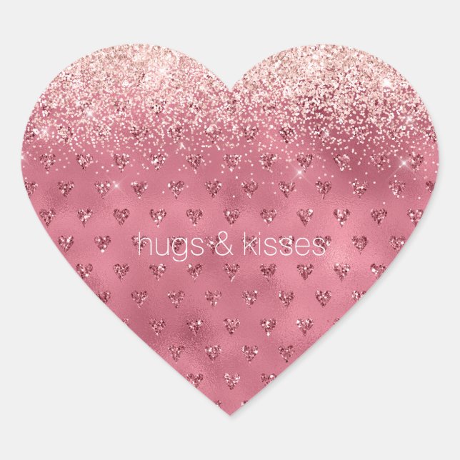 Adesivo Coração Corações com Luminosas Vermelhas (Frente)