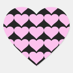 Adesivo Coração Corações cor-de-rosa, Love_ incondicional