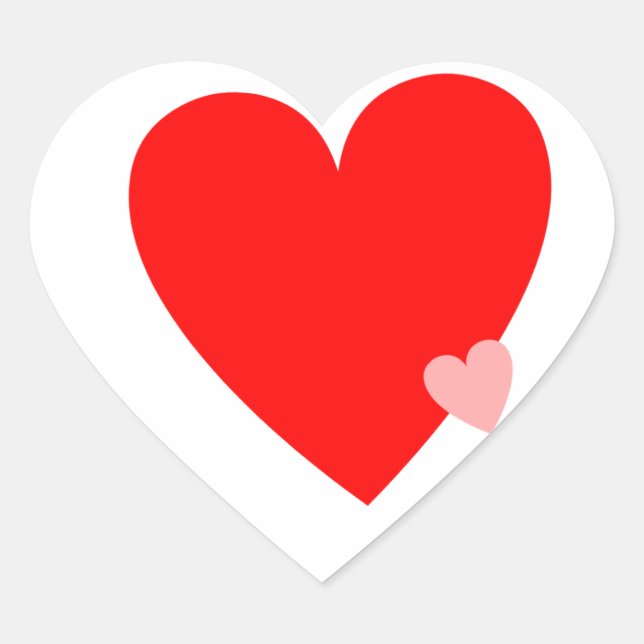 Adesivo Coração Corações de Amor (Frente)